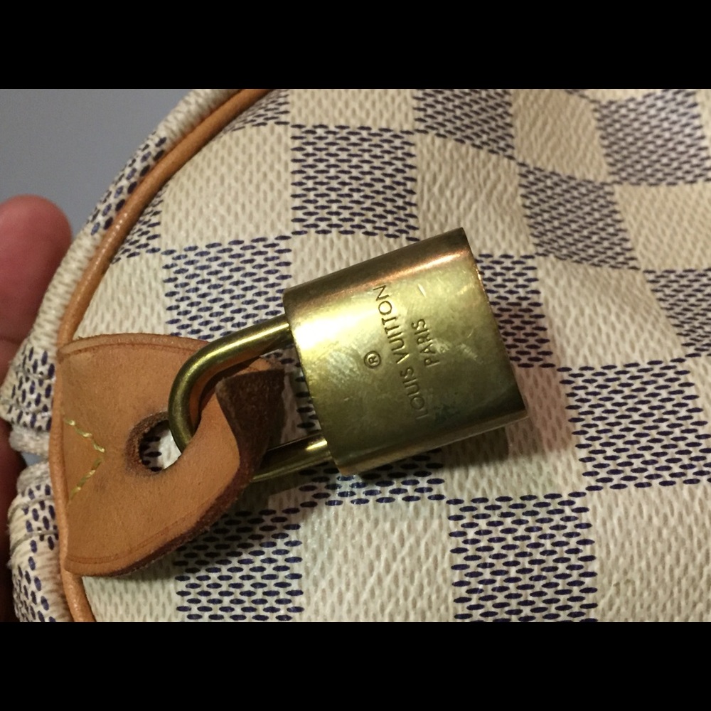 Louis Vuitton speedy 35 damier azur canvas - Picture 8 of 8
